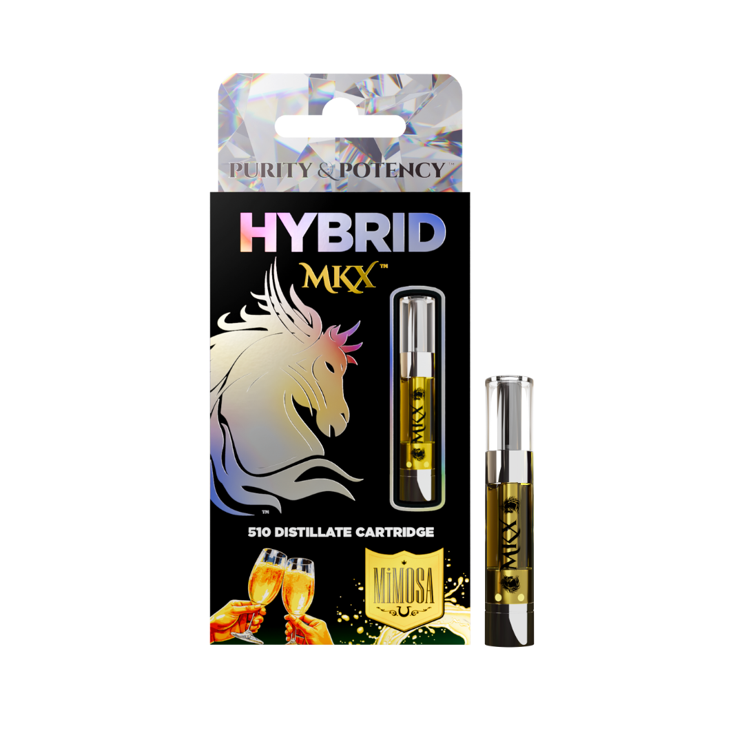 Photograph of product: MKX | MIMOSA | HYBRID | 510 CARTRIDGE | 1G | REC
