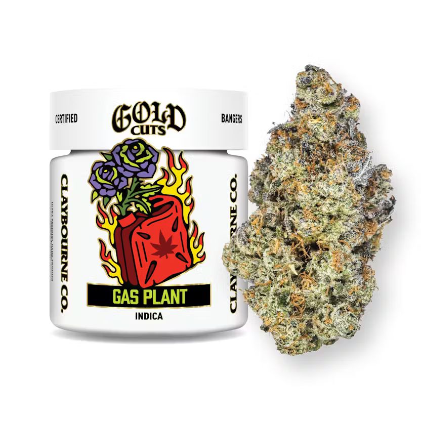 Photograph of product: Claybourne CO. - Gasplant (Oui'd) Gold Cut Flower (3.5g)