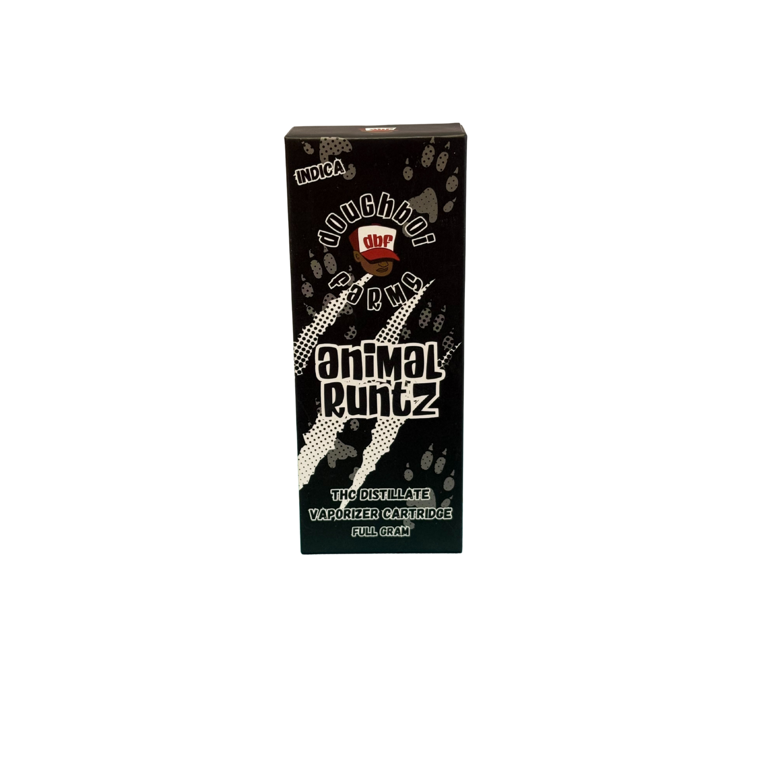 Photograph of product: Distillate Vape Cartridge - 1g | Doughboi Farms | Animal Runtz