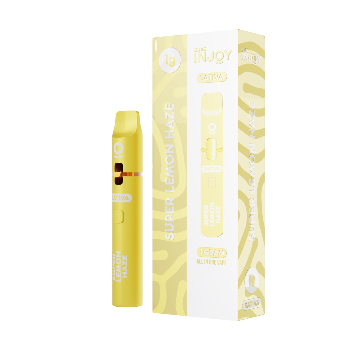 Photograph of product: Cure Injoy | Disposable Vape | Super Lemon Haze | 2g