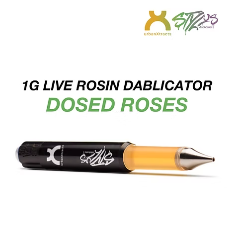 Photograph of product: Urban Xtracts Dosed Roses Live Rosin Stylus 1g