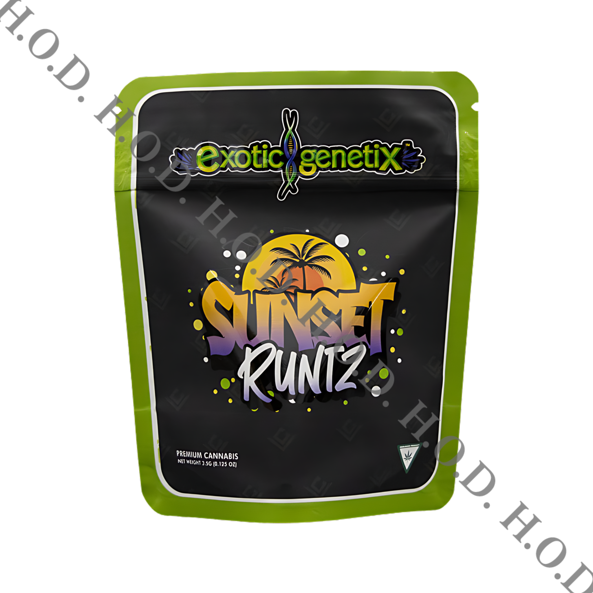 Photograph of product: Exotic Genetix Sunset Runtz 3.5g