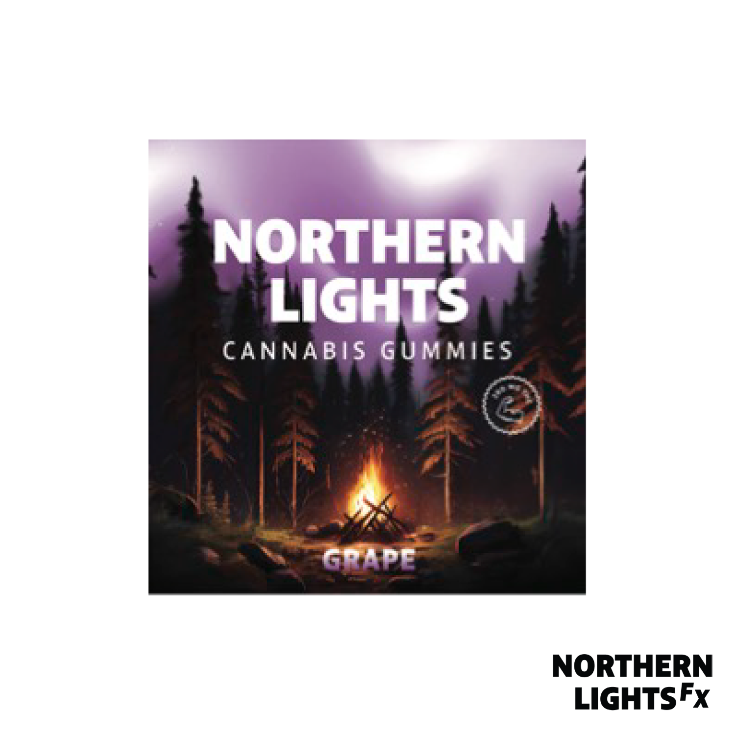 Photograph of product: Grape Gummies 4pk - 200mg