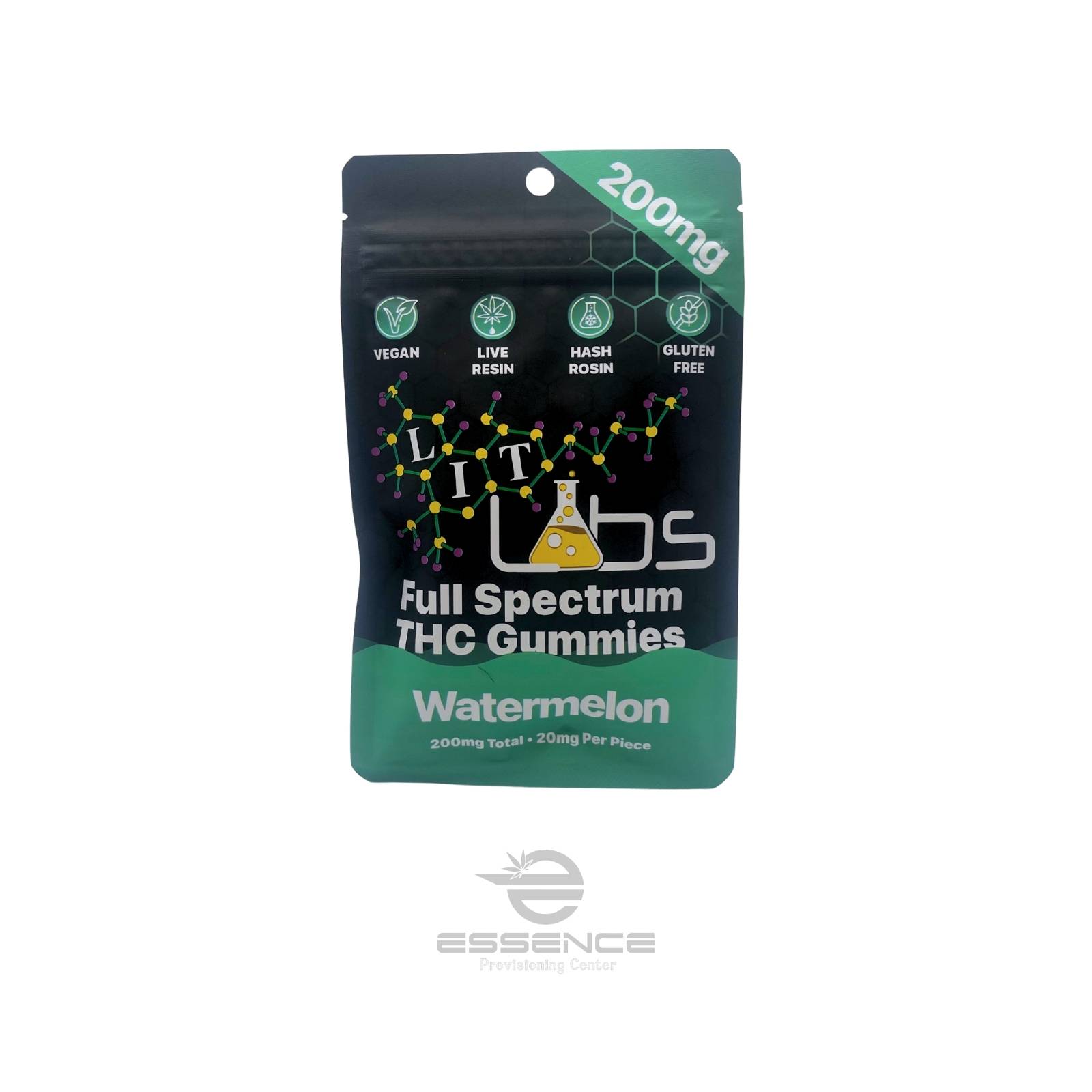 Photograph of product: REC Lit Labs - Watermelon 200mg rosin/resin