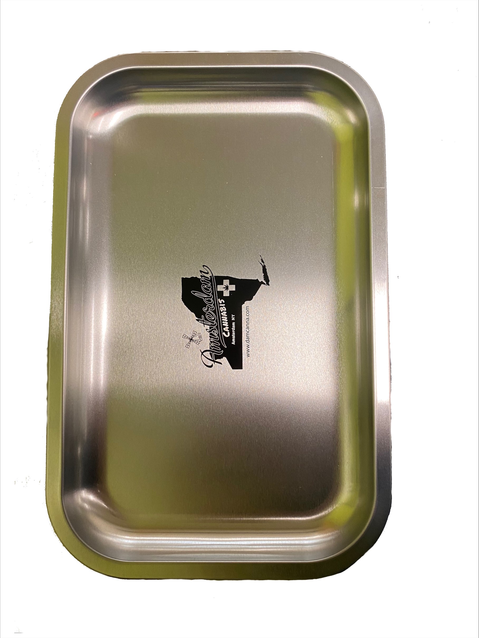 Photograph of product: AMCAN- Rolling Tray- Silver
