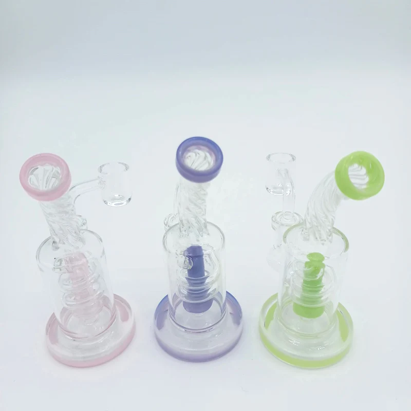 Photograph of product: 5.5" Inner Coil Design Water Pipe With 14mm Male Banger