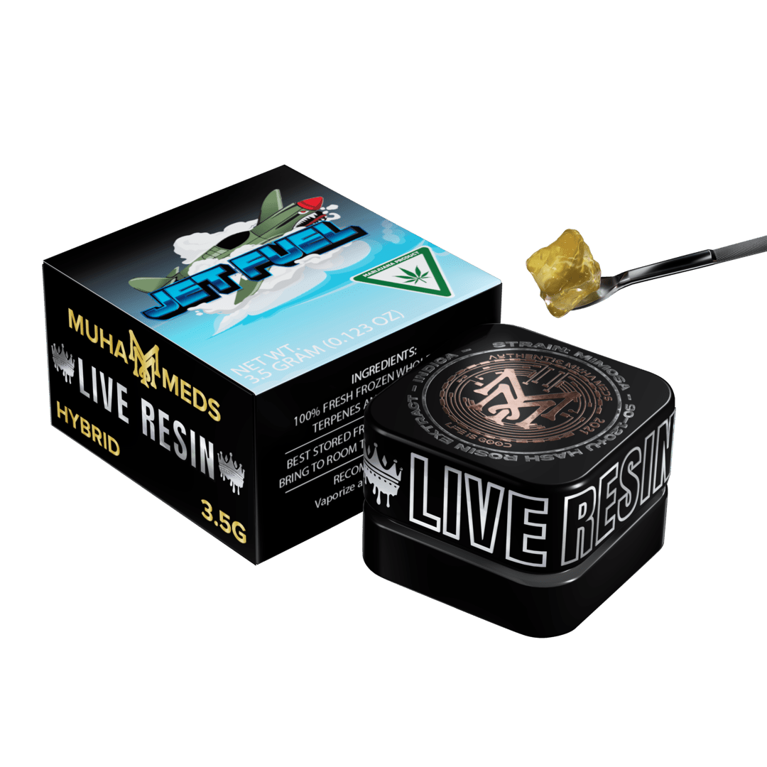 Photograph of product: MuhaMeds - Live Resin - Jet Fuel