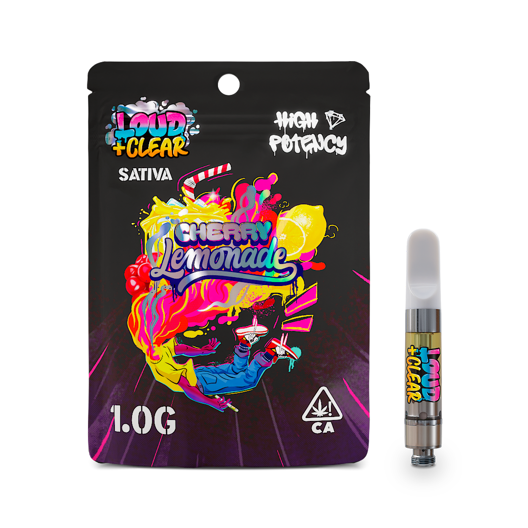 Photograph of product: Loud + Clear - 1g Cartridge - Cherry Lemonade