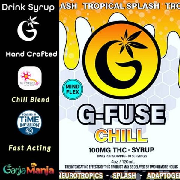 Photograph of product: G-Fuse Tropical Splash Chill TH-oui Syrup - 100mg