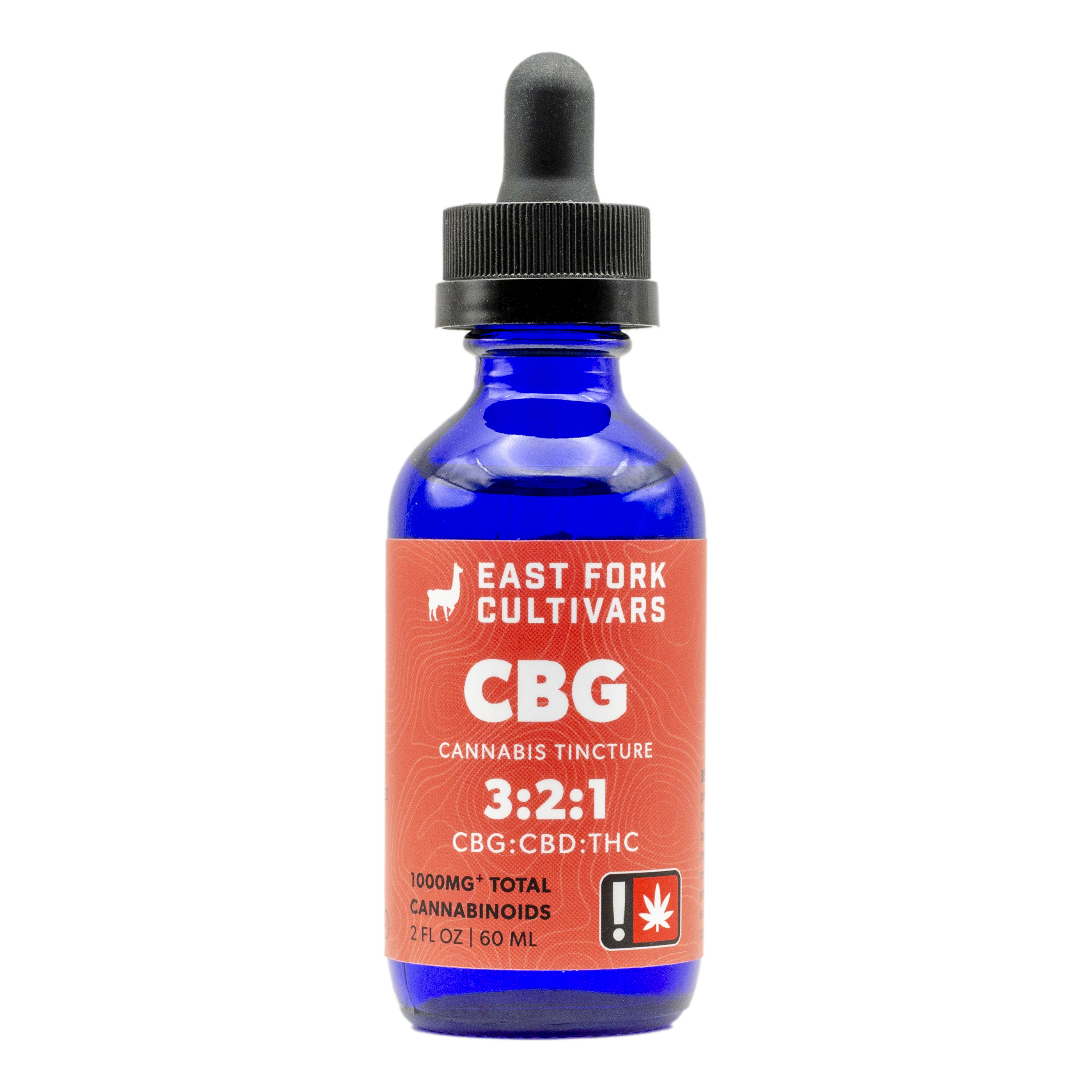 Photograph of product: Peak Extracts | Tincture | CBG 3:2:1 | 2oz