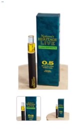 Photograph of product: Nature's Heritage-Live Sauce Disp Vape Cart-Dosi Woah .5g
