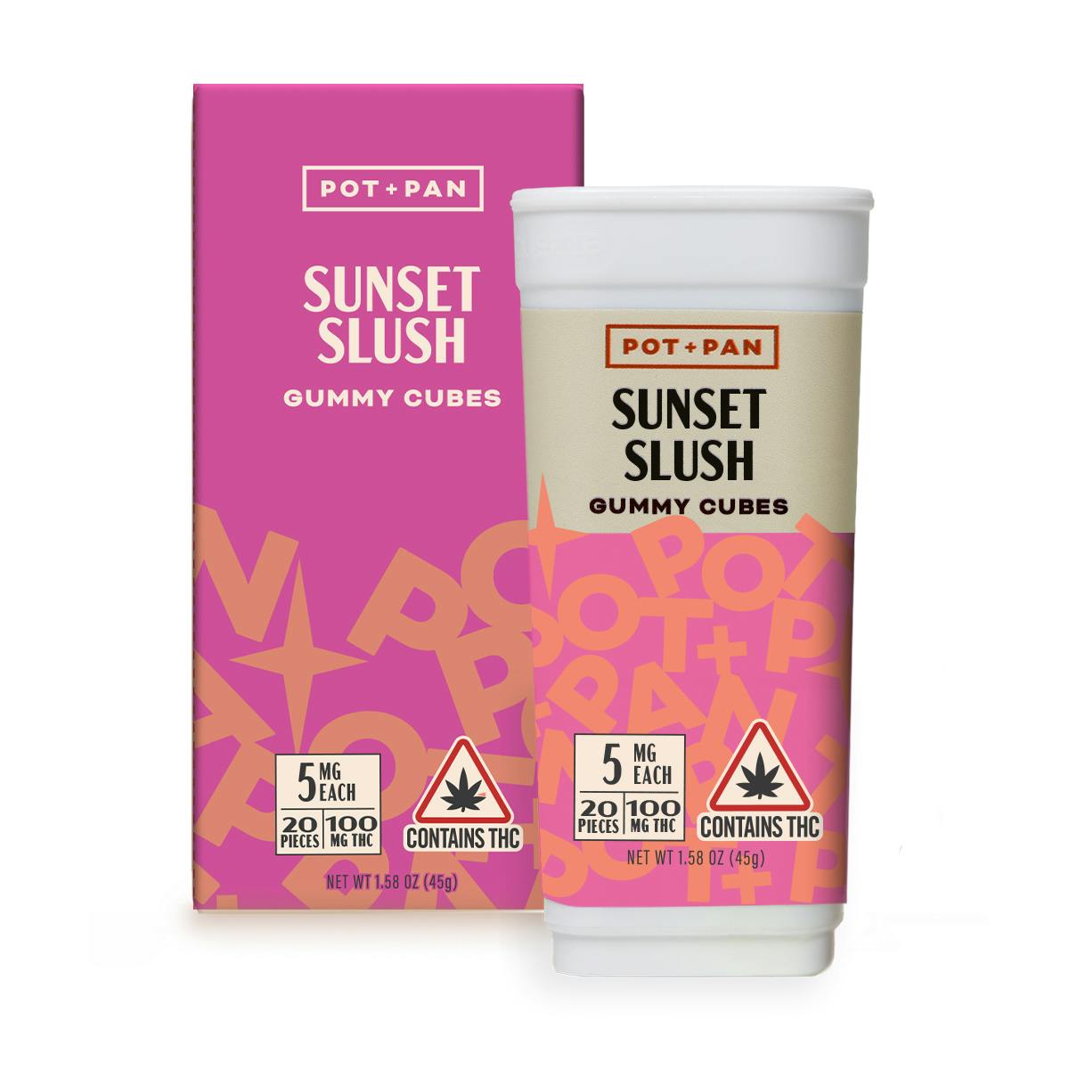 Photograph of product: Sunset Slush Gummies | 5mg | 20pk - 