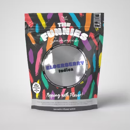 Photograph of product: The Funnies | Elderberry - Bluenana Live Rosin - 10 Pk | Edible