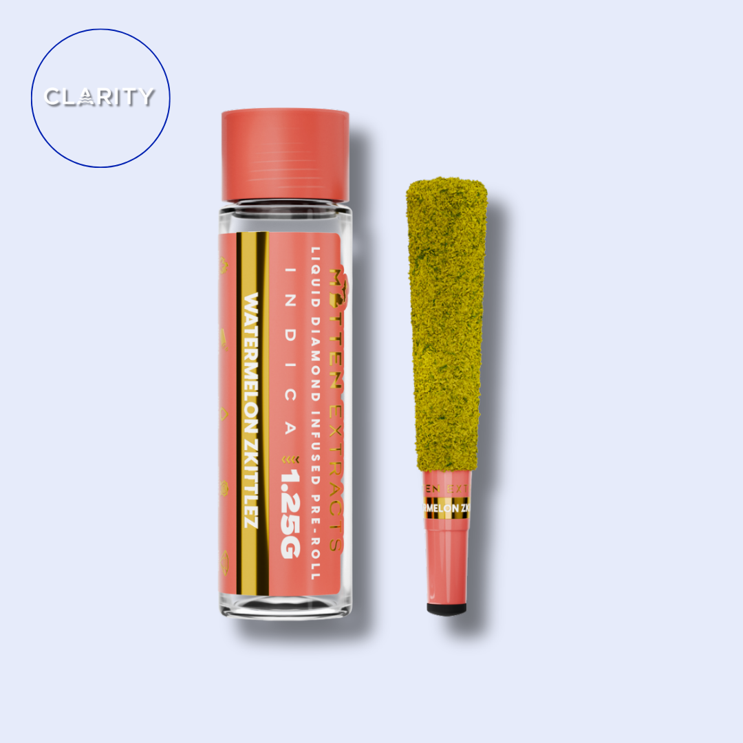 Photograph of product: Mitten Extracts Infused Preroll | Watermelon Z