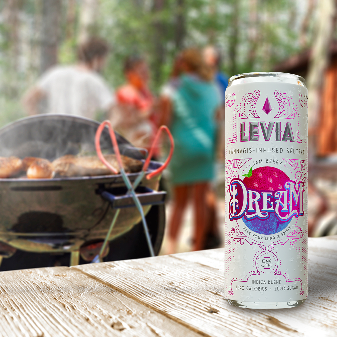 Photograph of product: Seltzer | Dream | 12oz | 5mg | Levia