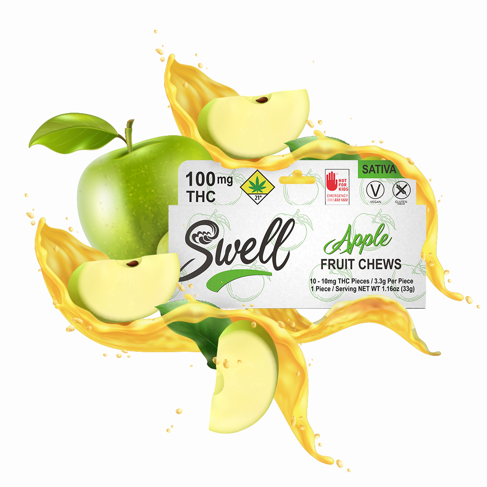 Photograph of product: Apple Oui'd Fruit Chews