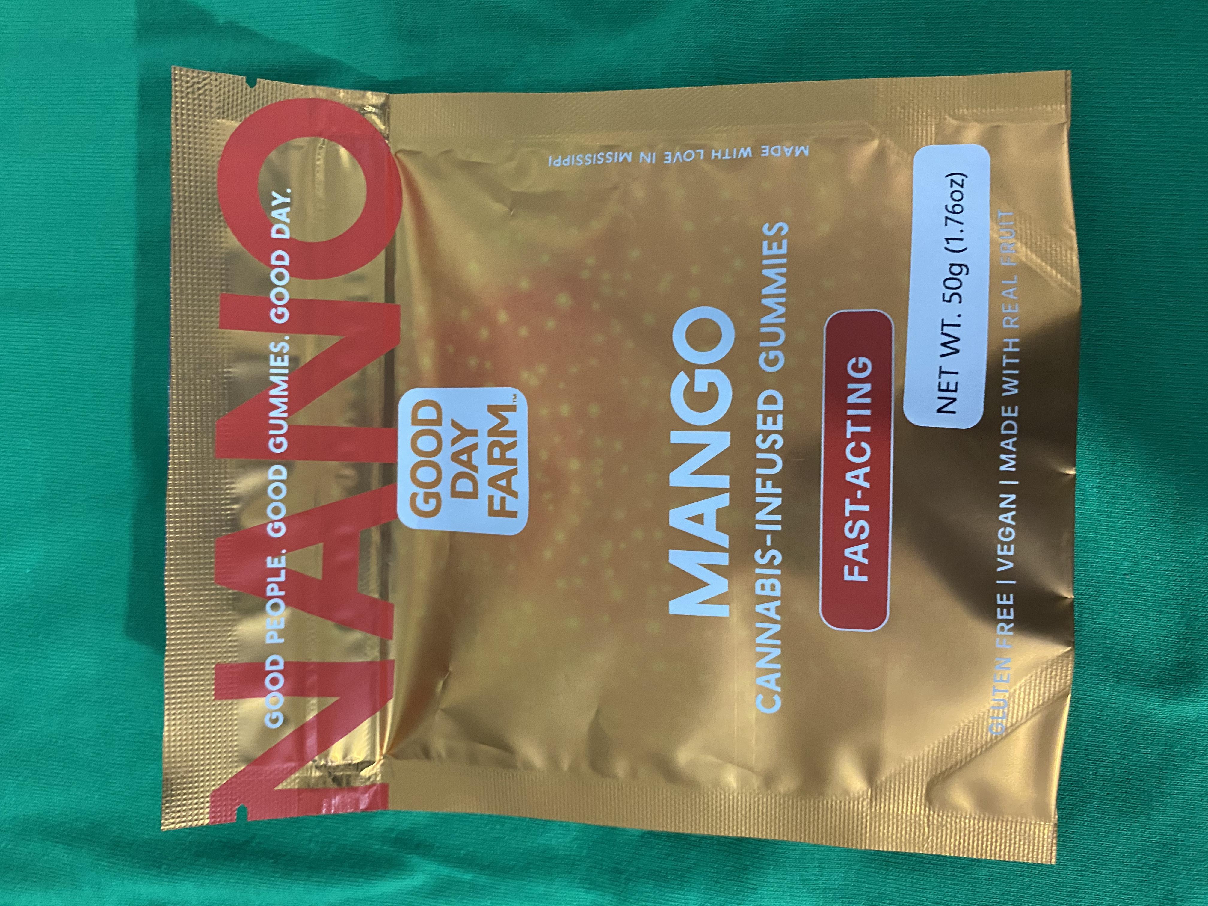 Photograph of product: GDF Mango NANO Gummies 100mg