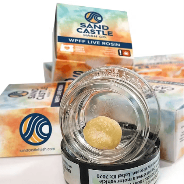 Photograph of product: Sand Castle au chocolat Co. TERP HEADS - WPFF Live Rosin - (1g) - I