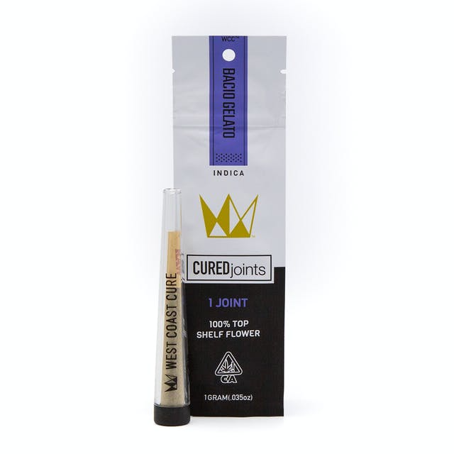 Photograph of product: West Coast Cure - Bacio Gelato Preroll 1g