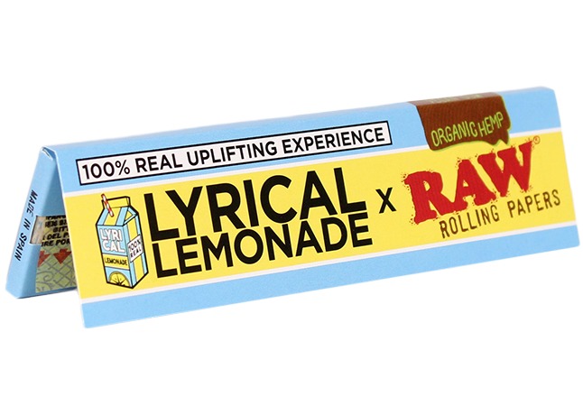 Photograph of product: RAW X Lyrical Lemonade Wide Rolling Paper - King Size