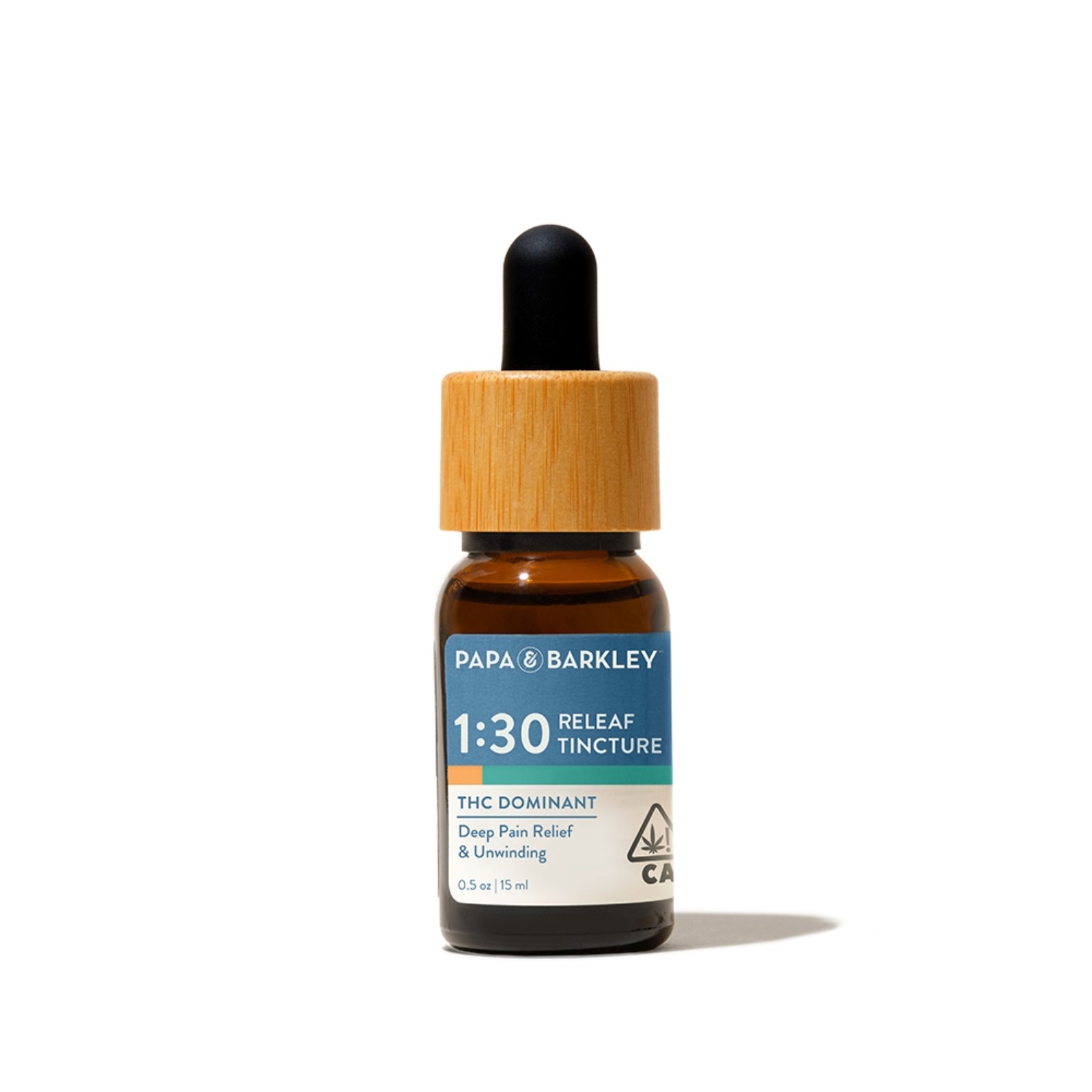 Photograph of product: 450mg 15ml Tincture 1:30 TH-oui Papa Barkley