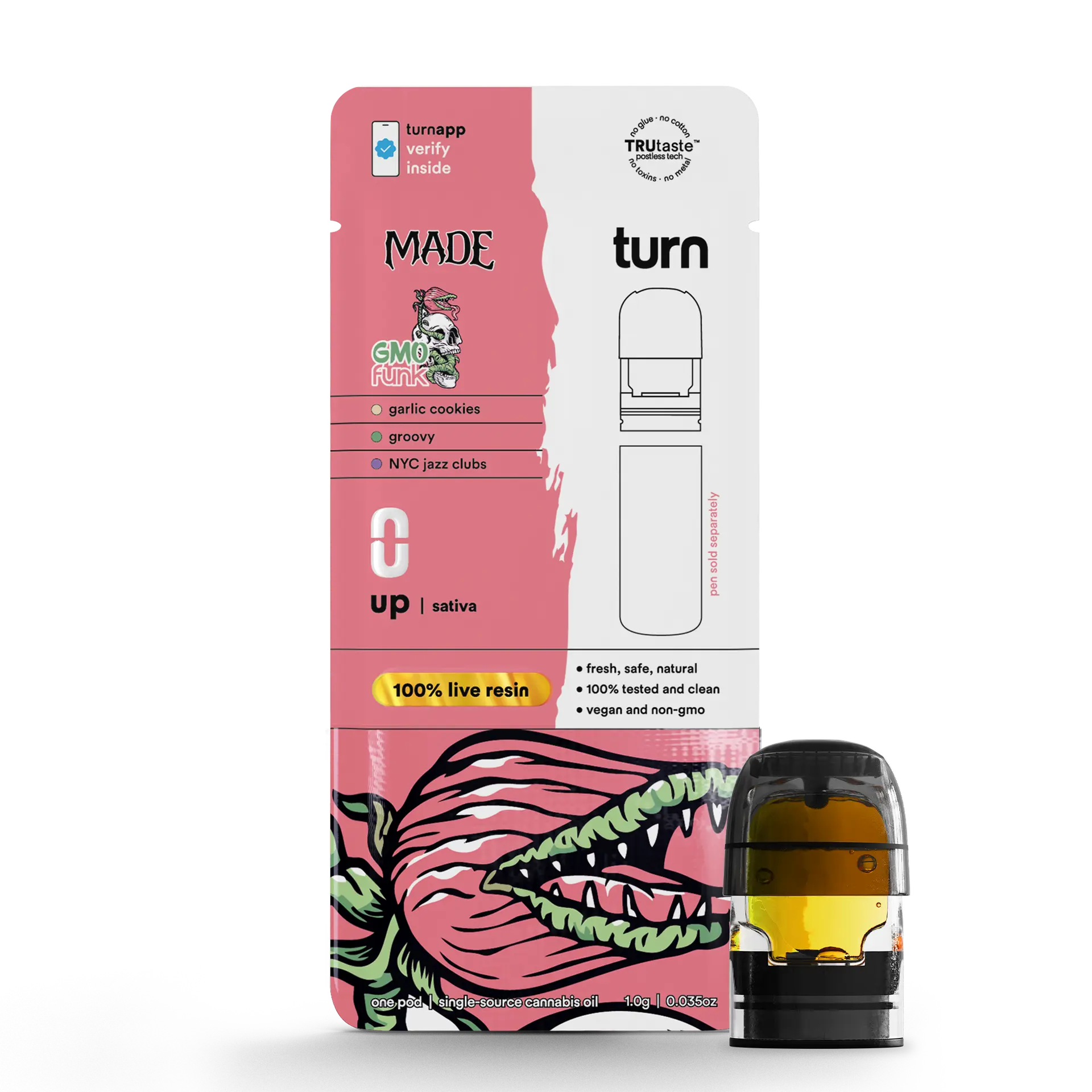 Photograph of Product: GMO Funk | Live Resin Pod