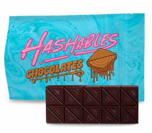 Photograph of product: DARK CHOCOLATE | 100 MG | 20 PIECE BAR