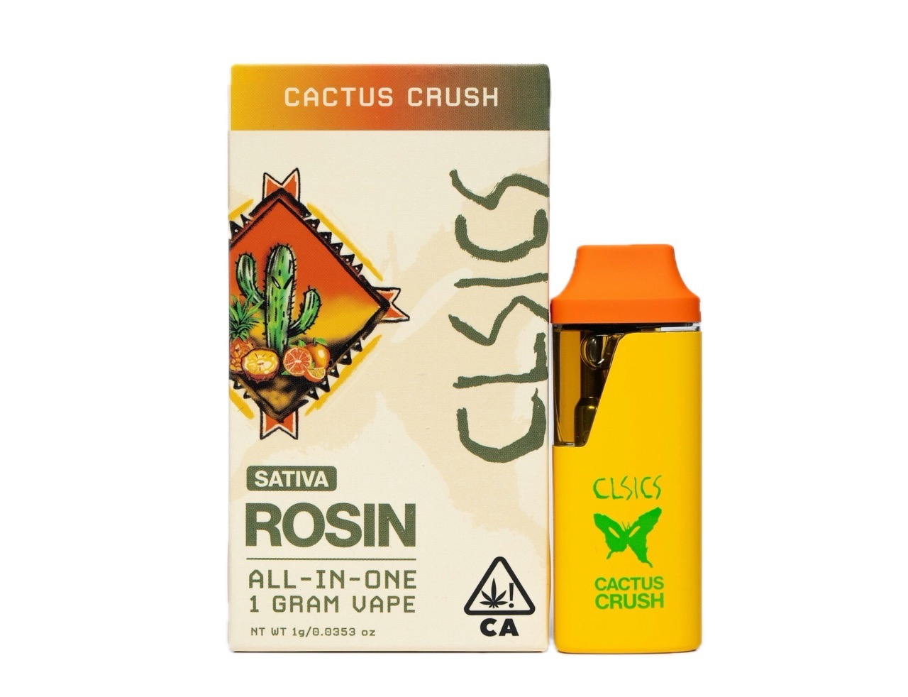 Photograph of product: CLSICS: CACTUS CRUSH 1G LIVE ROSIN ALL-IN-ONE