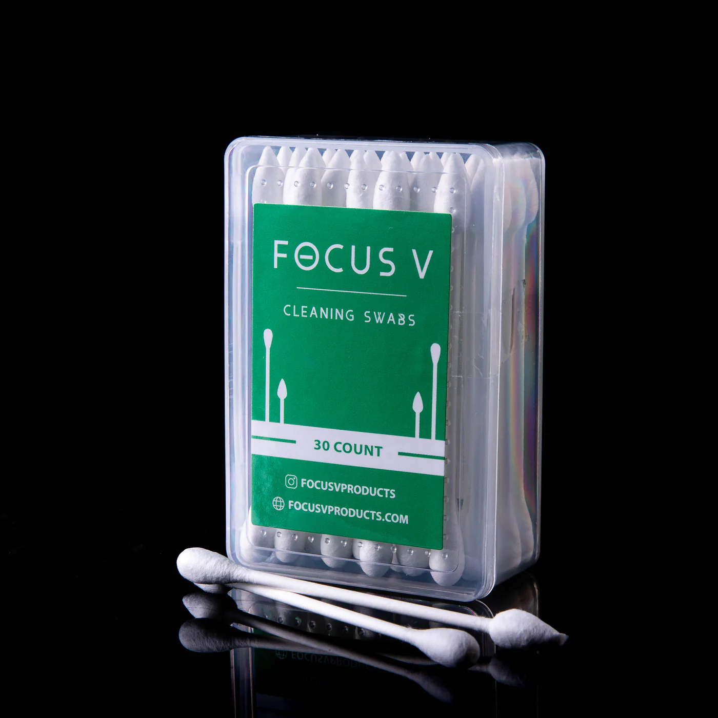 Photograph of product: Focus V Dab Swabs - Travel Pack - 30 pk