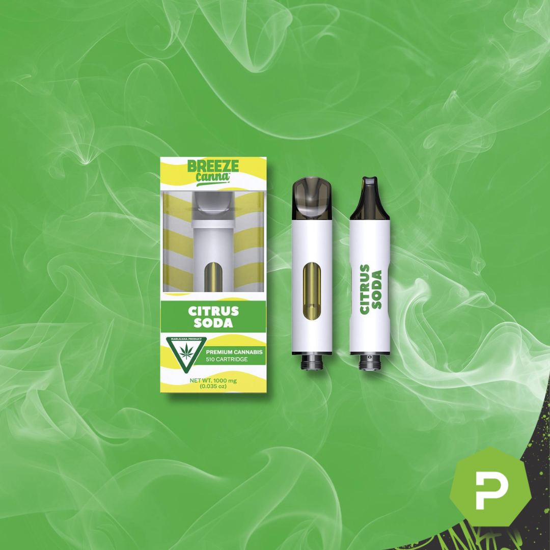 Photograph of product: Breeze Canna 510 Cartridge | Citrus Soda
