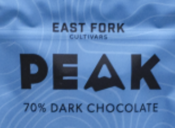 Photograph of product: Peak | CBD Chocolate Bar | Sour Pineapple