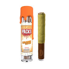 Photograph of product: Packs | 2.5G Infused Blunt | Orange Eruption (S)*