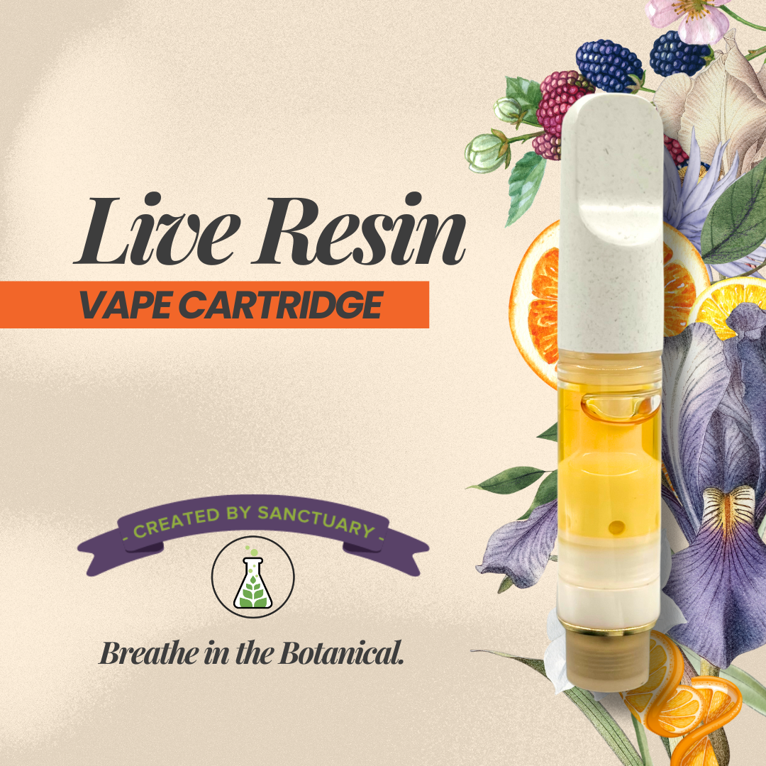 Photograph of product: 0.5g G. Biscit LIVE Resin Vape