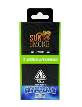 Photograph of product: SunSmoke Skywalker OG Hybrid Live Resin Vape, 1g