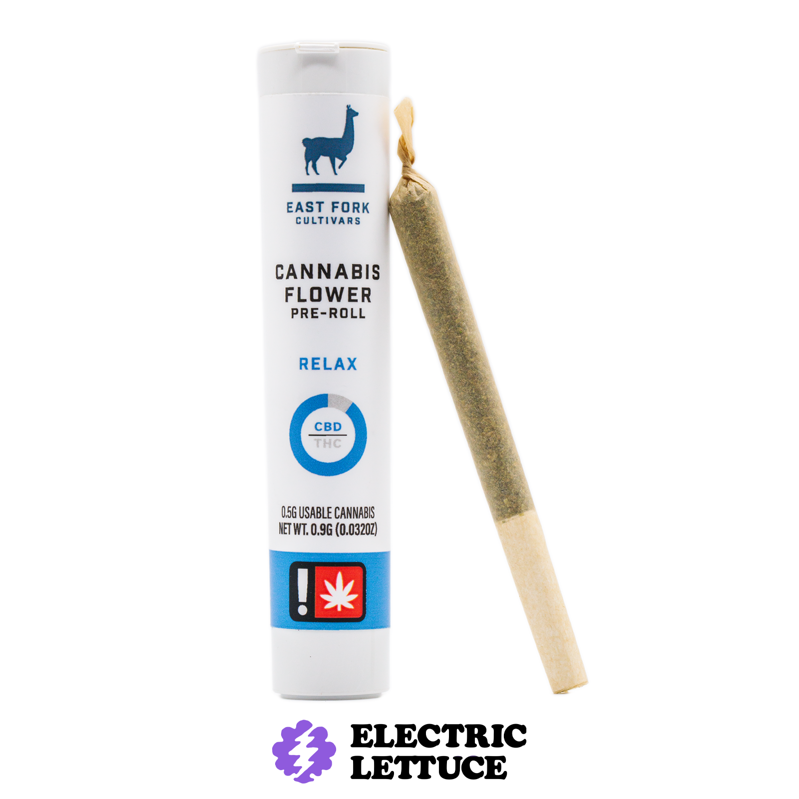 Photograph of product: East Fork Cultivars Pineapple Kush Single Pre-Roll 0.5g
