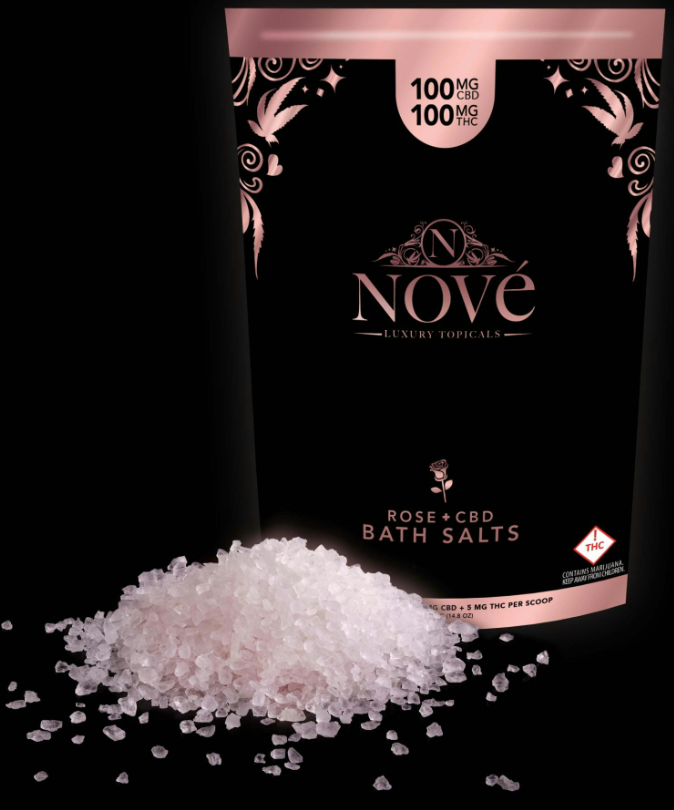 Photograph of product: Nove - Bath Salt - 1:1 Rose - 100mg