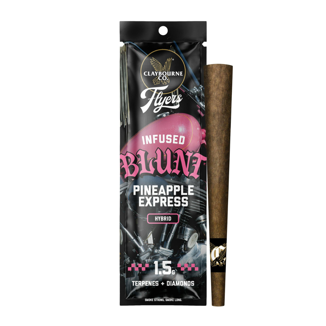 Photograph of product: Claybourne Co. - Pineapple Express (Hybrid) Flyers Infused Blunt