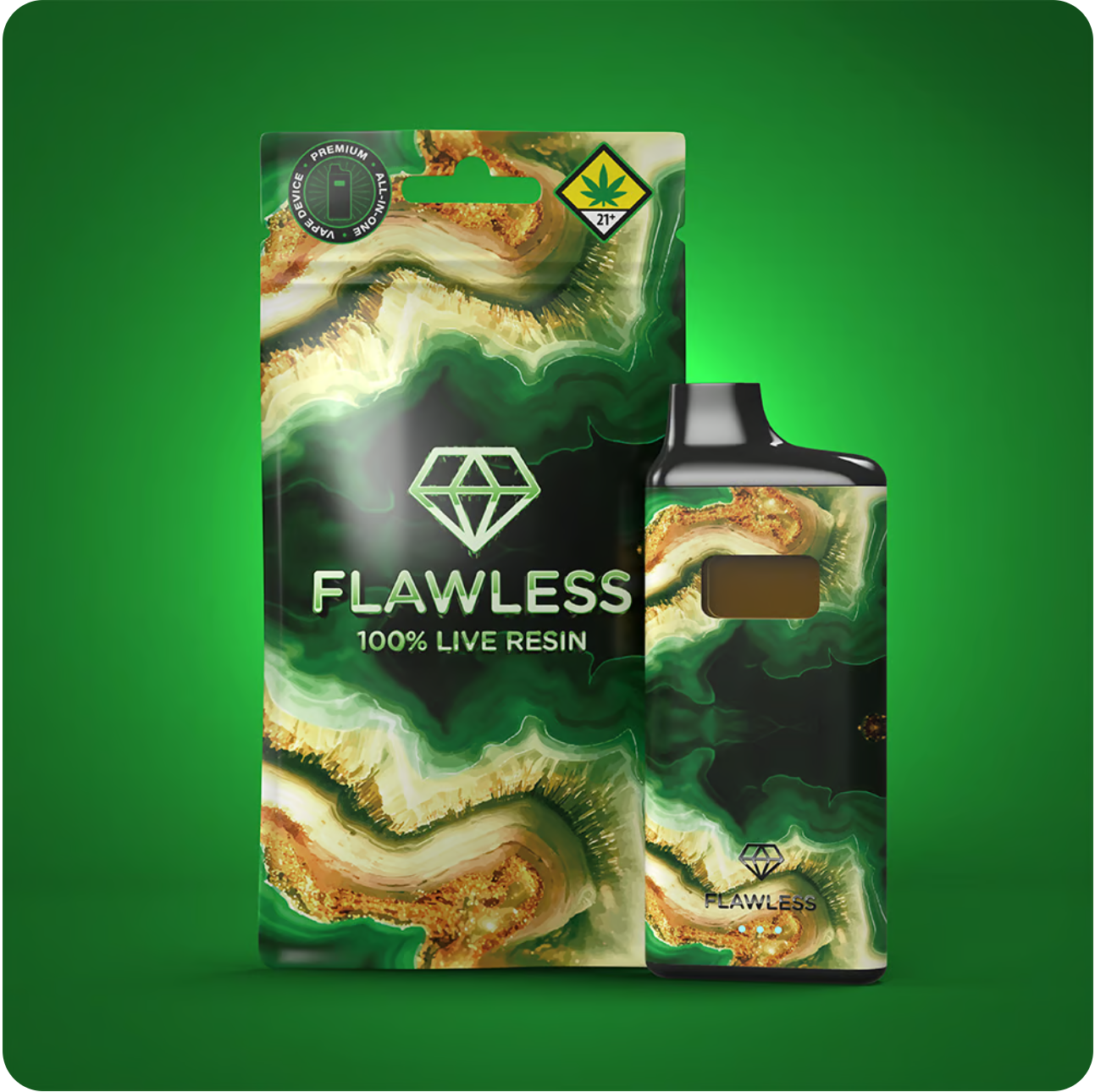 Photograph of product: Flawless - Super Boof (H) - Vape - LR Disposable - 1g