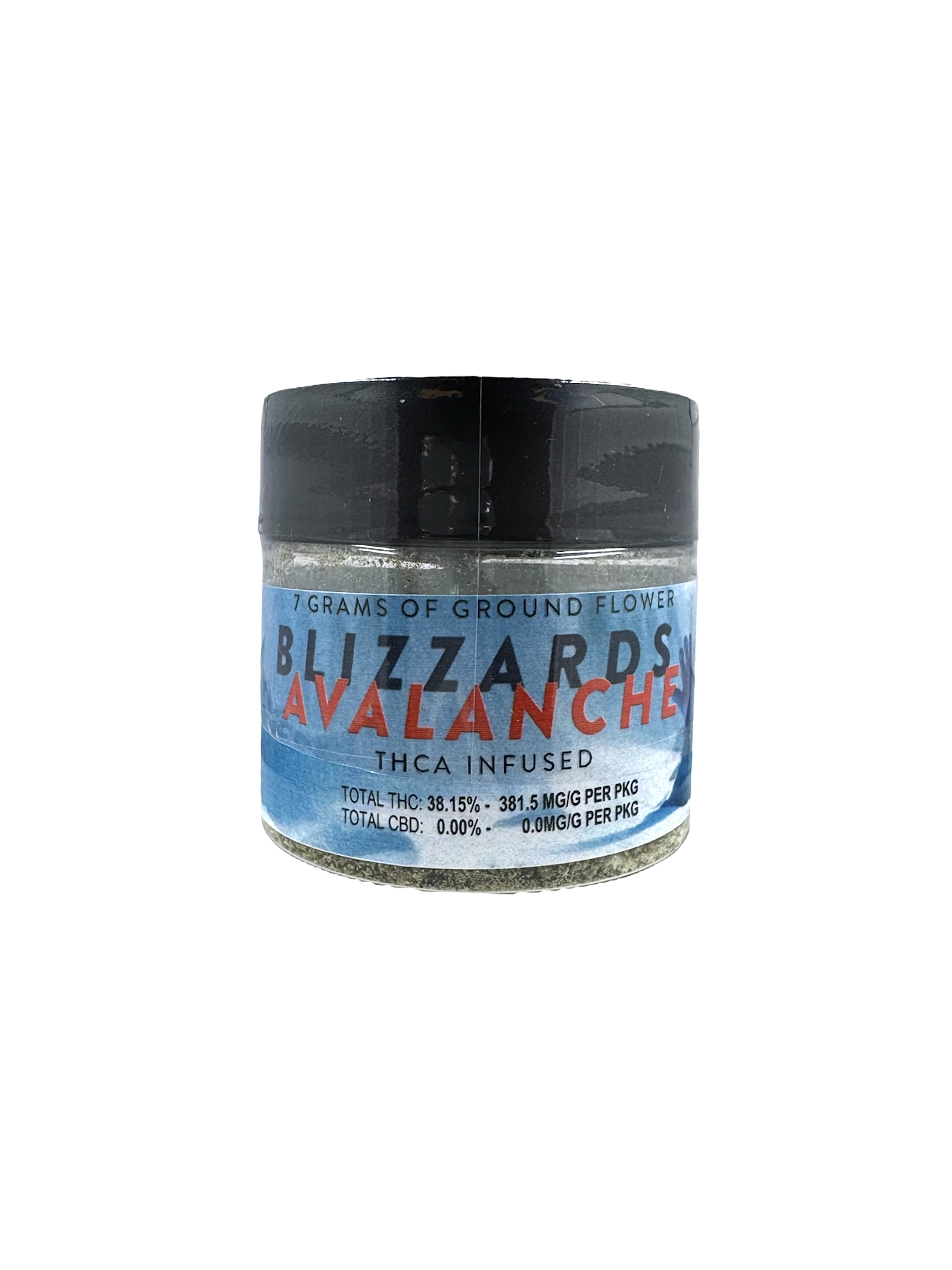 Photograph of product: Blizzards Avalanche Infused Ground Flower - 7g