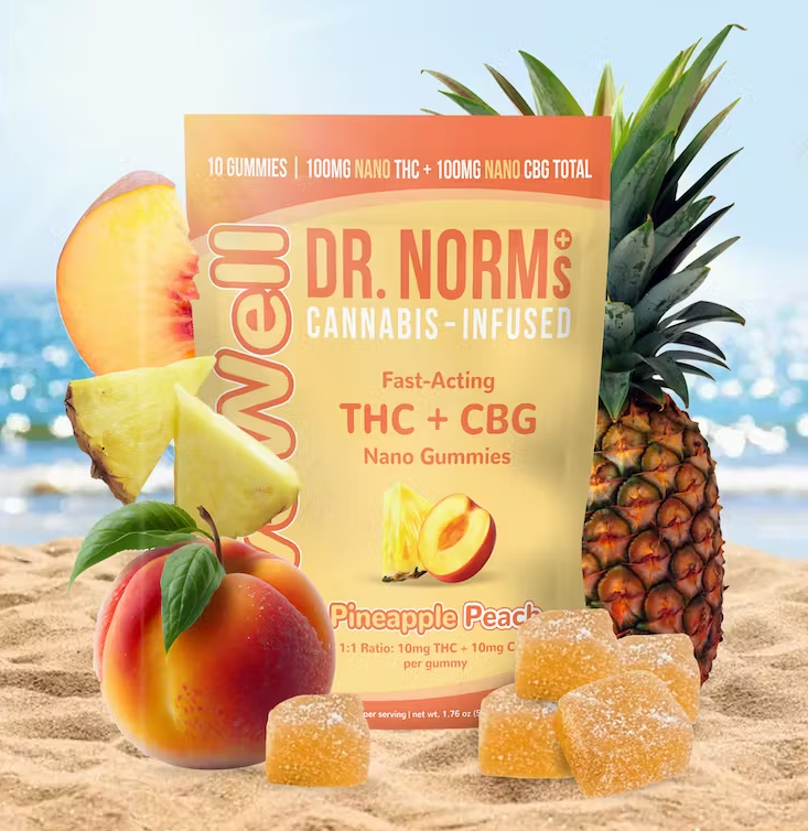 Photograph of product: Livewell Pineapple Peach 1:1 (100mg) [H]