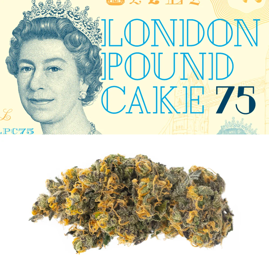 Photograph of product: Cookies 3.5g- London Pound Cake #75