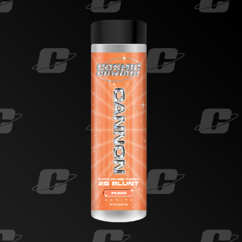 Photograph of product: Cosmic Cowboy | Cannon | Peach | Infused Preroll (2g)