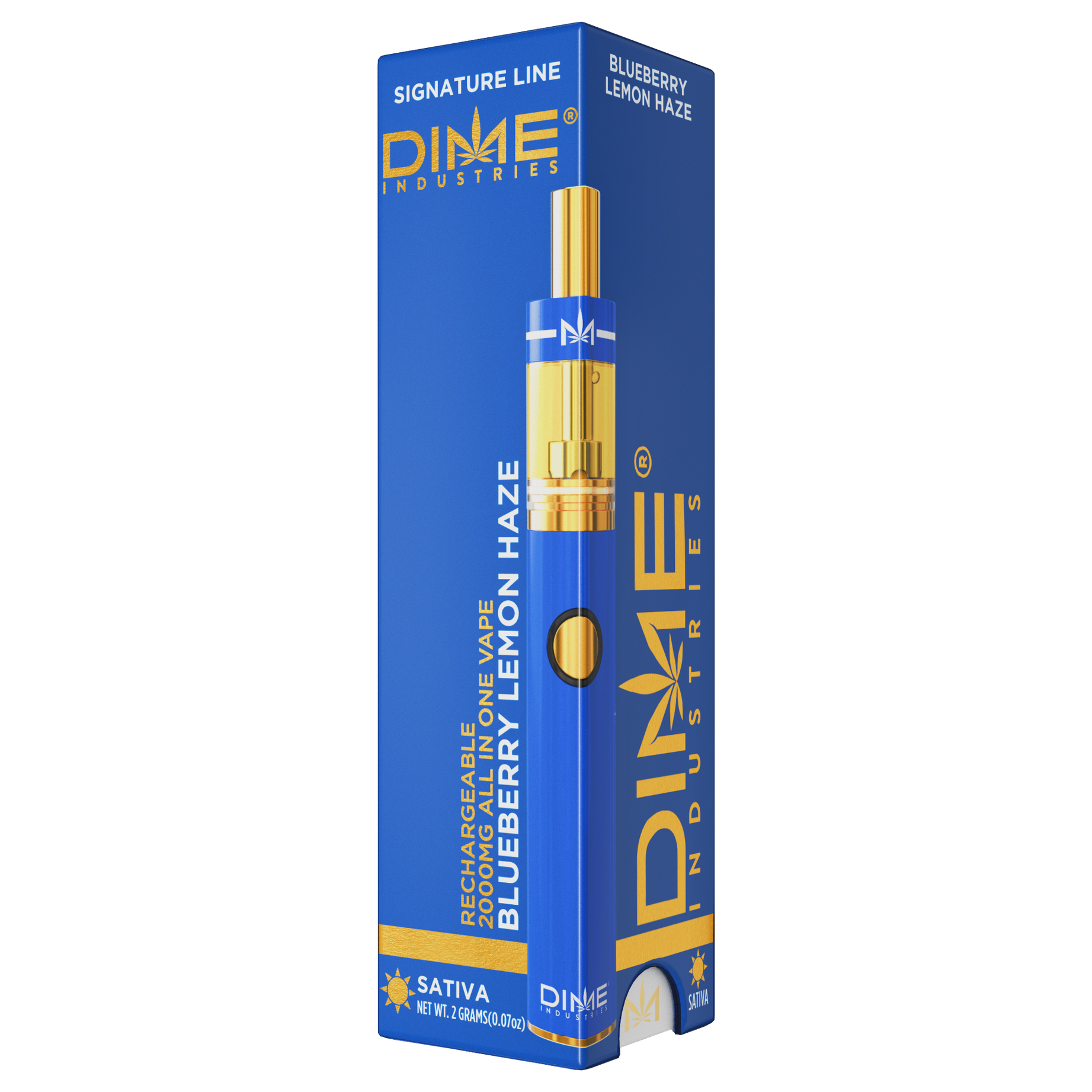 Photograph of product: Dime Signature All-In-One Disposables - Blueberry Lemon Haze