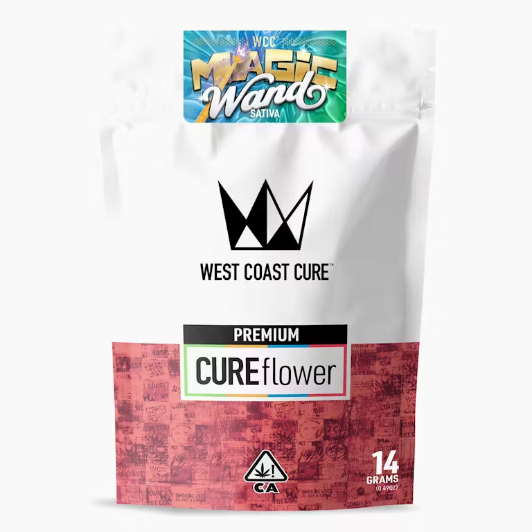 Photograph of product: West Coast Cure - Magic Wand (Sativa) Flower 14g