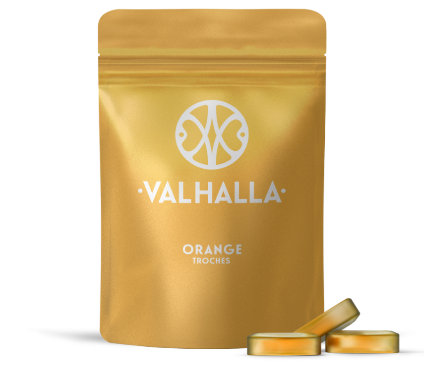 Photograph of product: 10ct/10mg Troches (Orange)