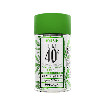 Photograph of product: Pink Acai | .5g x 5 Infused Pre-Rolls - 