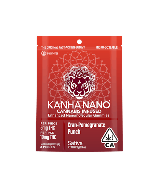 Photograph of product: NANO Cran-Pomegranate | 100mg Gummies