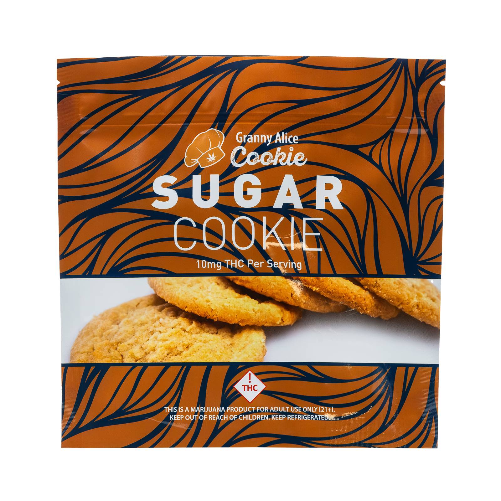 Photograph of product: Granny Alice Cookies | Sugar Cookie | 100mg [#90]