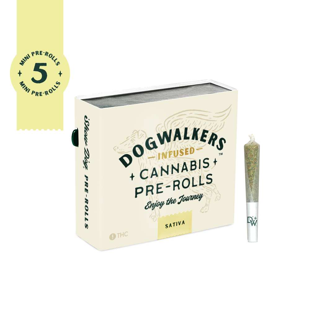 Photograph of product: Gelonade | 0.45g | 5pk Infused Pre-Rolls | Dogwalkers