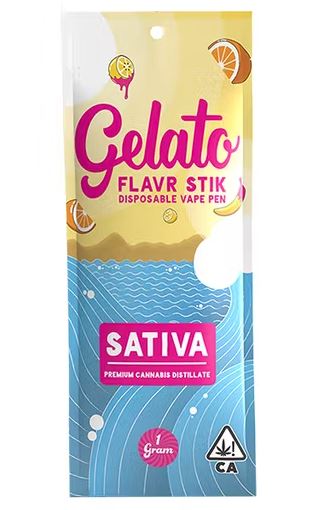 Photograph of product: Sour Diesel 1g All In One Cart - Gelato